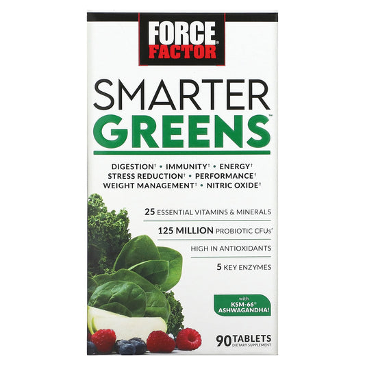 Force Factor, Smarter Greens®, 90 Tablets