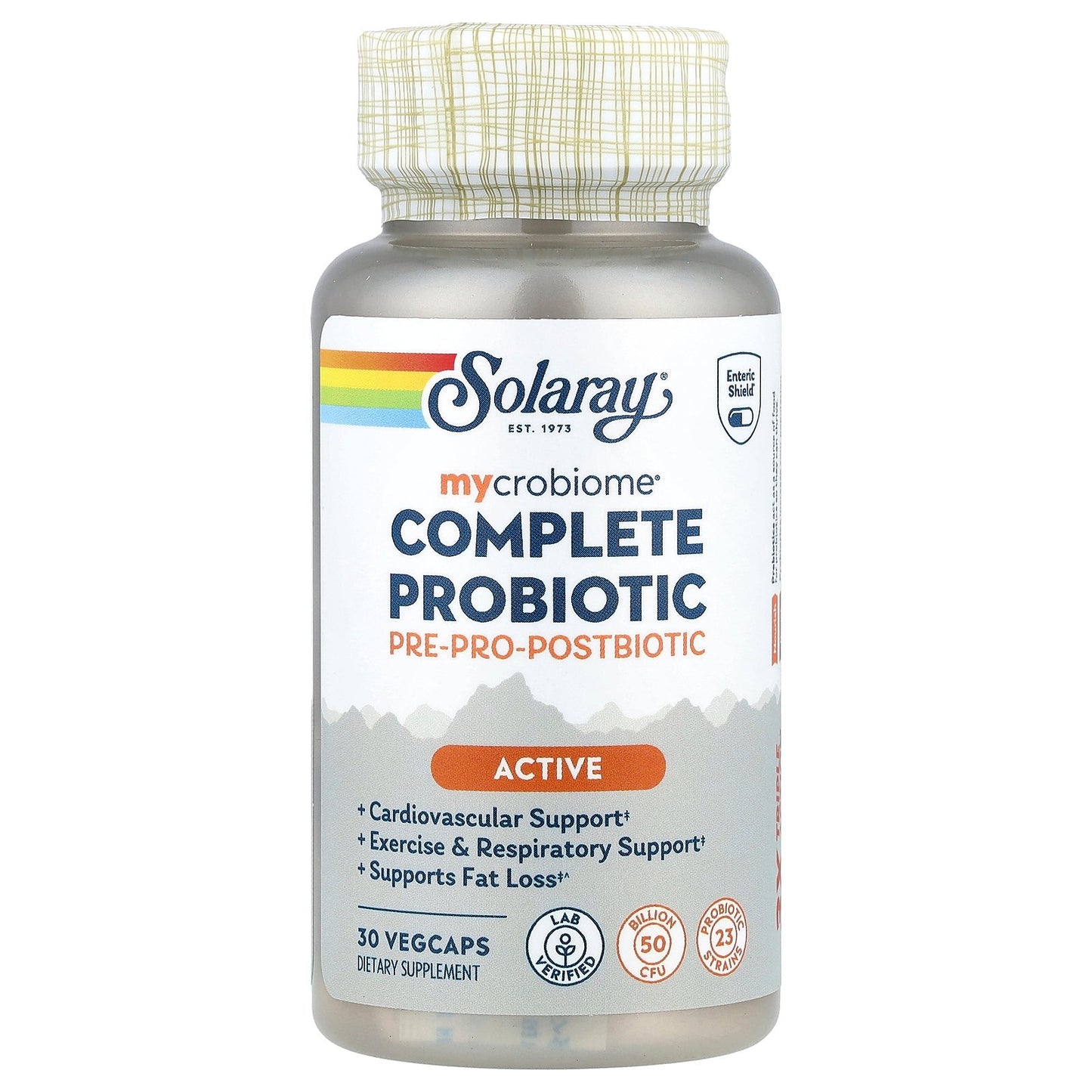Solaray, Mycrobiome®, Complete Probiotic, Active, 30 VegCaps
