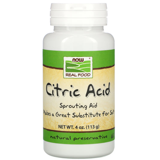 NOW Foods, Citric Acid, 4 oz (113 g)