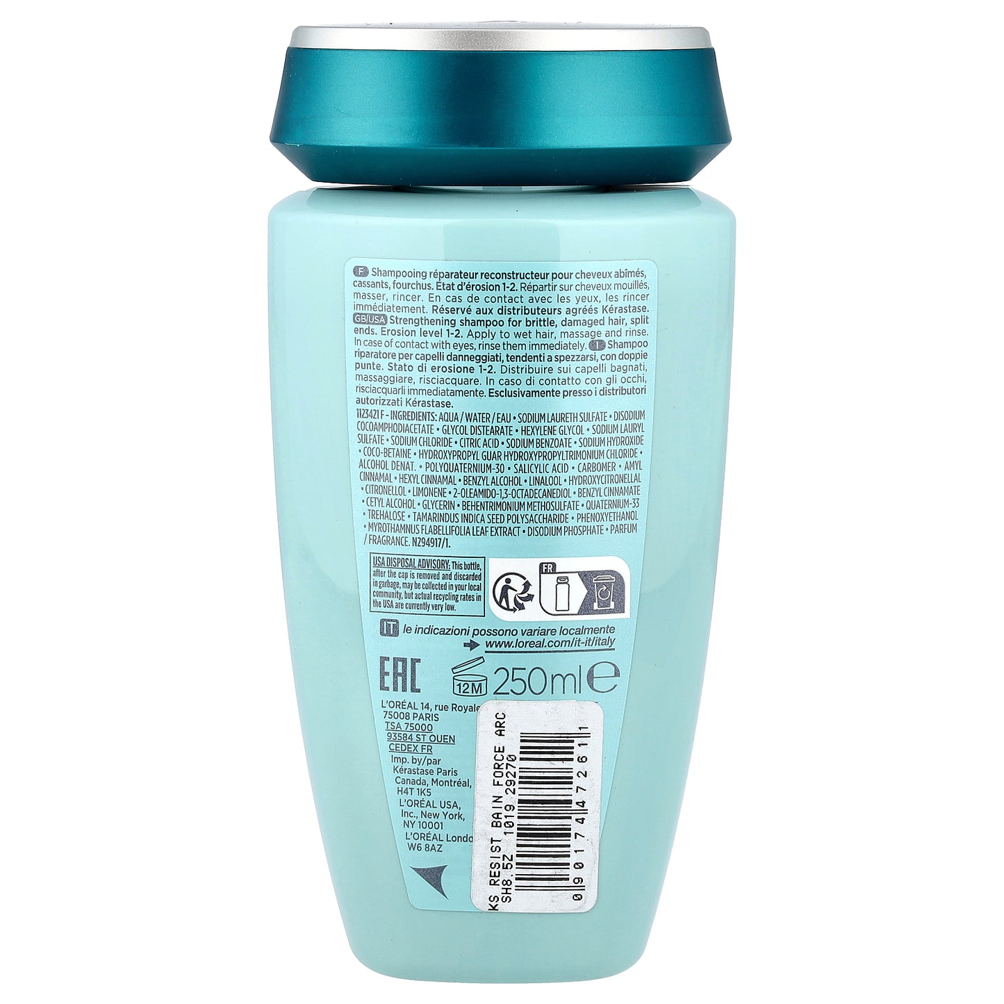 Kerastase, Resistance, Strengthening Shampoo, 8.5 fl oz (250 ml)