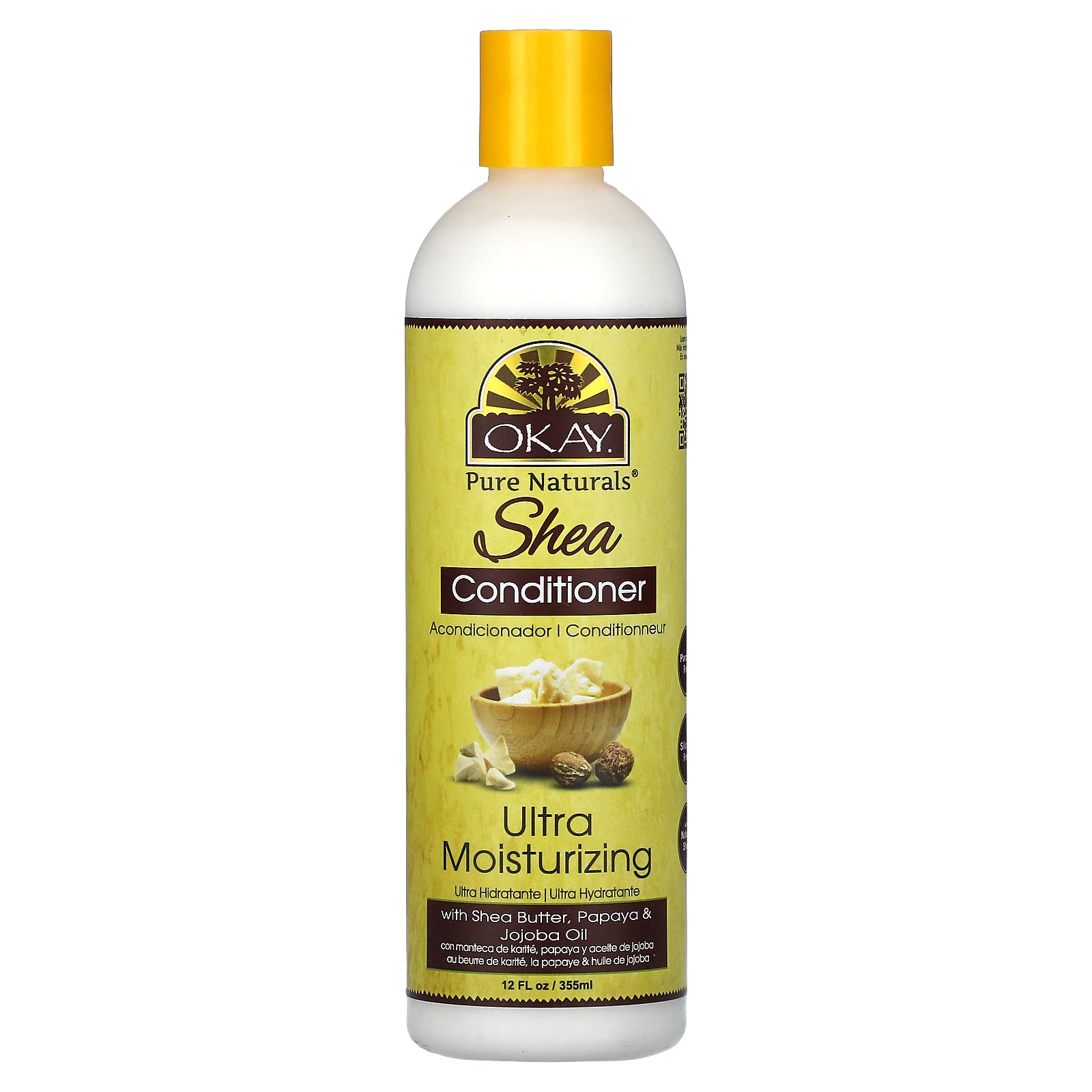 Okay Pure Naturals, Ultra Moisturizing Shea Conditioner, 12 fl oz (355 ml)