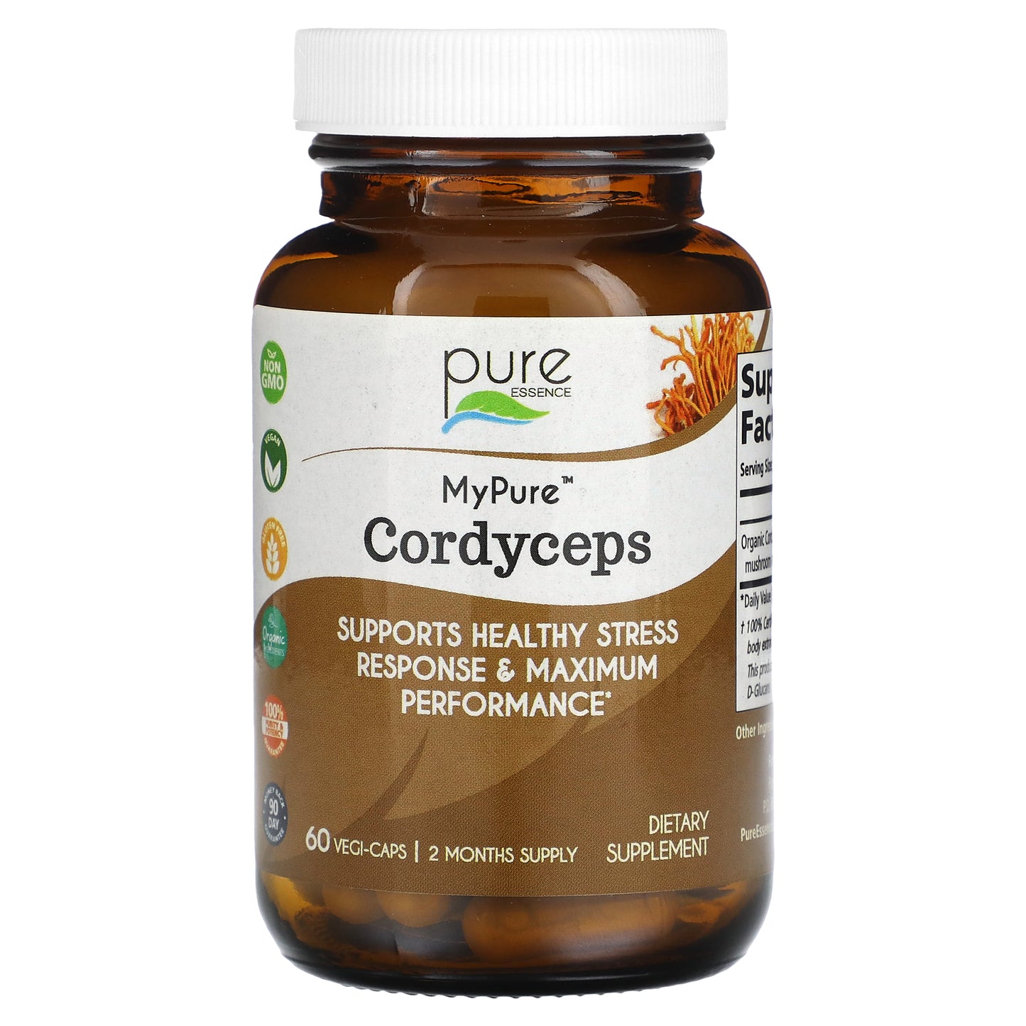 Pure Essence, MyPure, Cordyceps, 60 Vegi-Caps