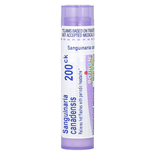 Boiron, Sanguinaria Canadensis 200 CK, Menopause Support, Approx 80 Pellets