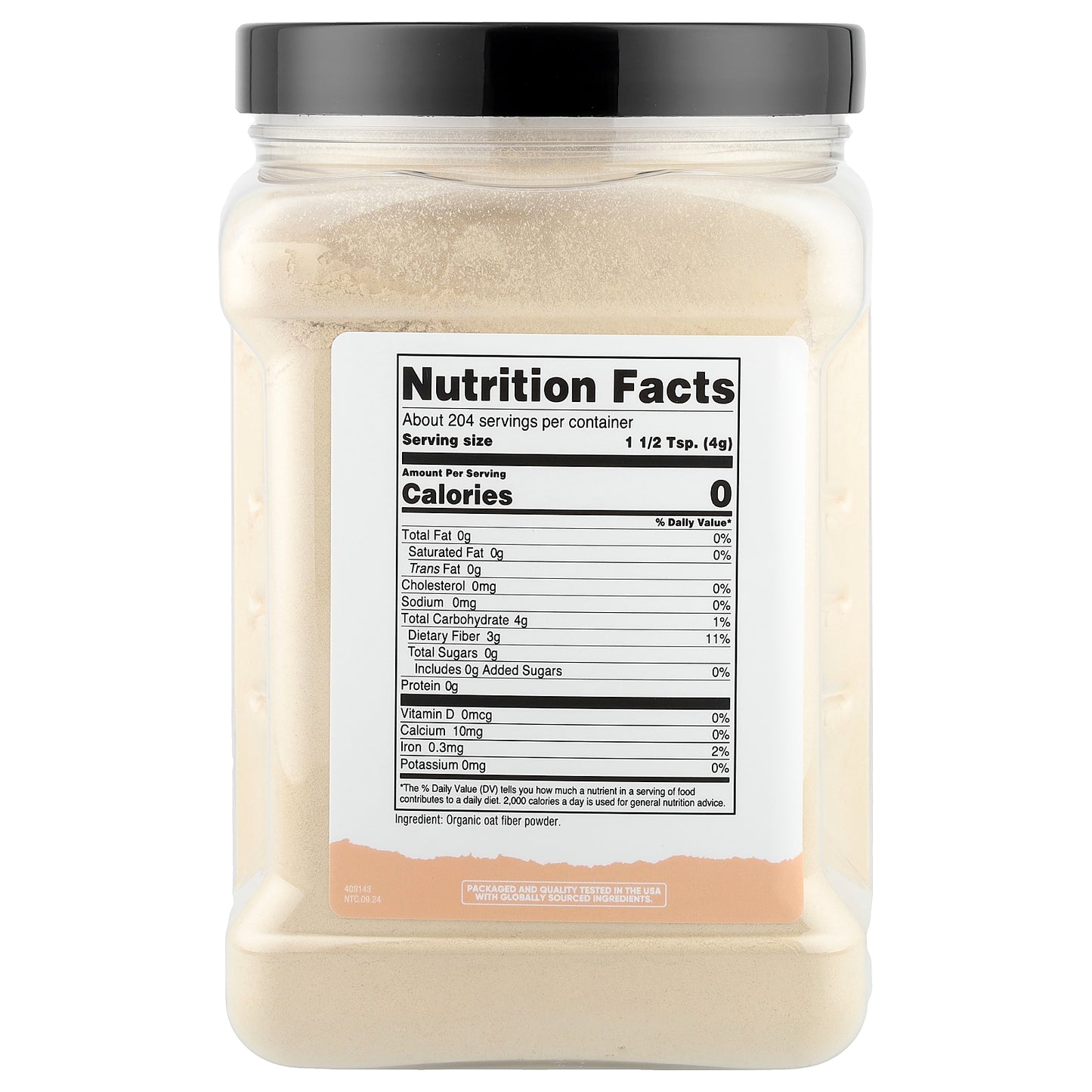 Nutricost, Pantry, Organic Oat Fiber, 29.1 oz (816 g)