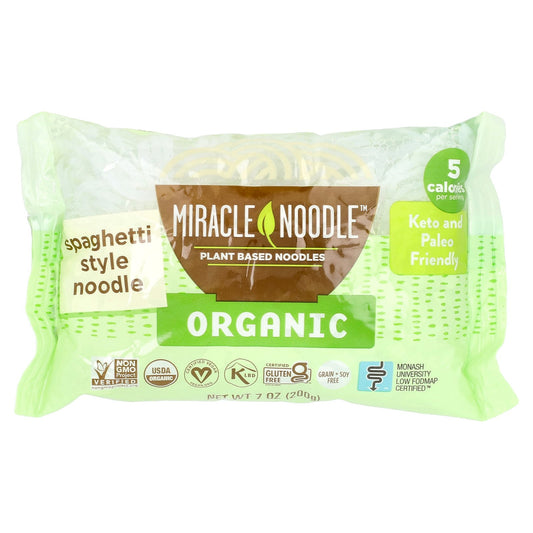 Miracle Noodle, Organic Spaghetti Style Noodle, 7 oz (200 g)