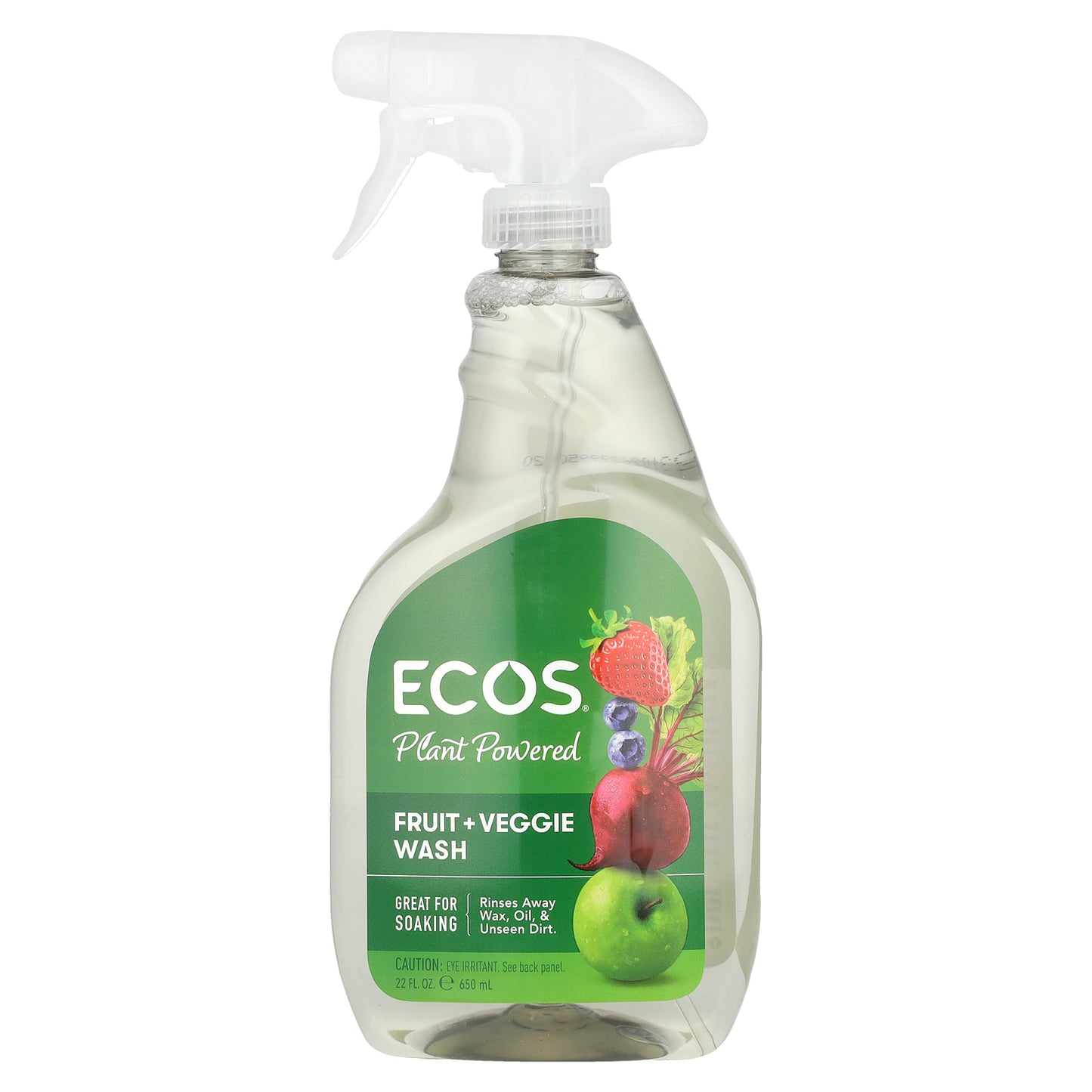 Earth Friendly Products, Plant Powered, Fruit + Veggie Wash, 22 fl oz (650 ml)