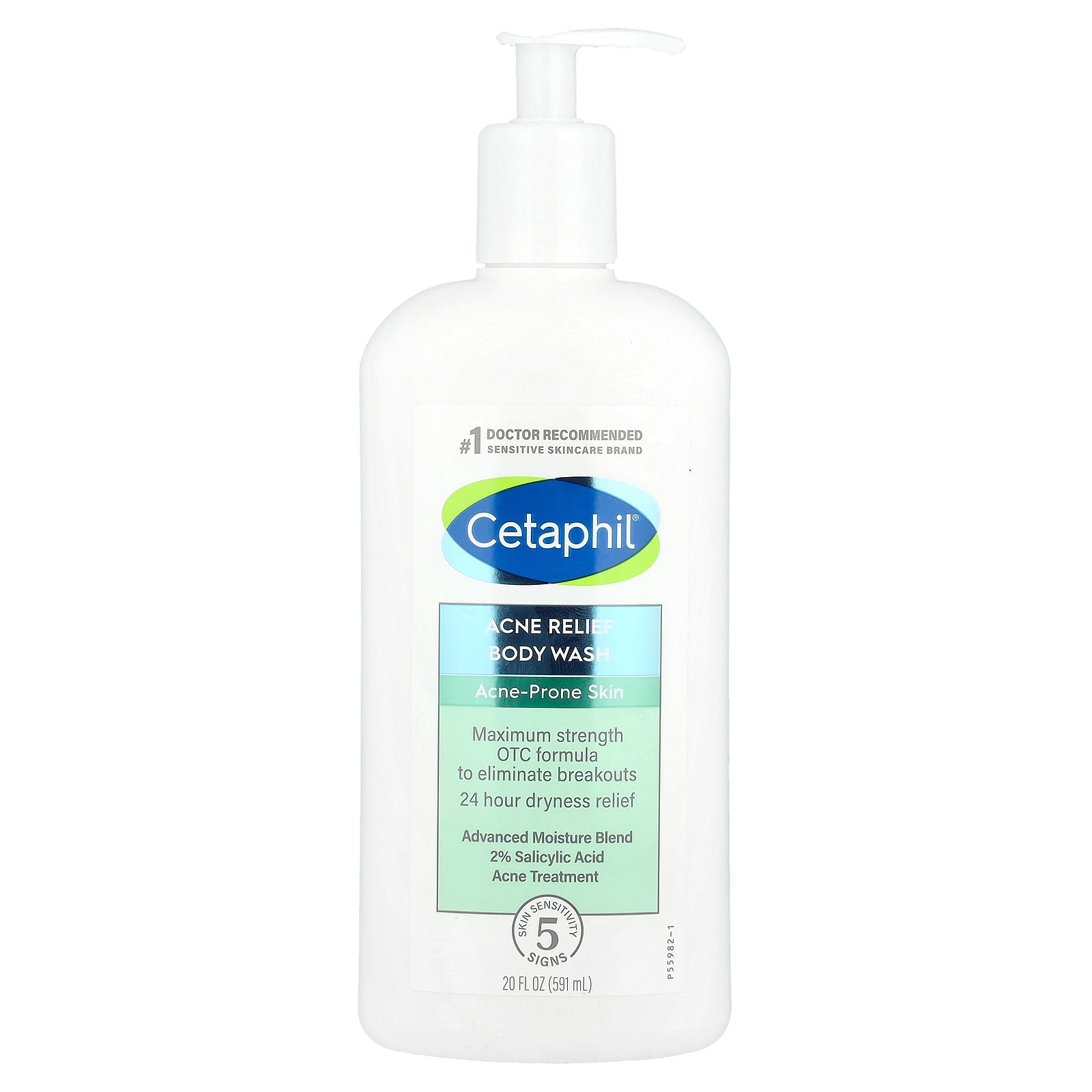 Cetaphil, Acne Relief Body Wash, Acne-Prone Skin, 20 fl oz (591 ml)