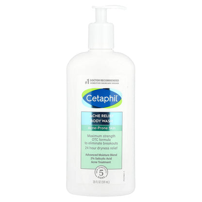 Cetaphil, Acne Relief Body Wash, Acne-Prone Skin, 20 fl oz (591 ml)