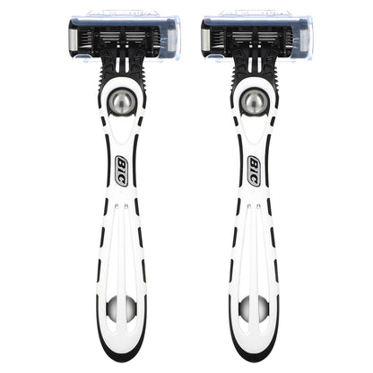 BIC, Flex 5, Men's Disposable Razors, 2 Razors