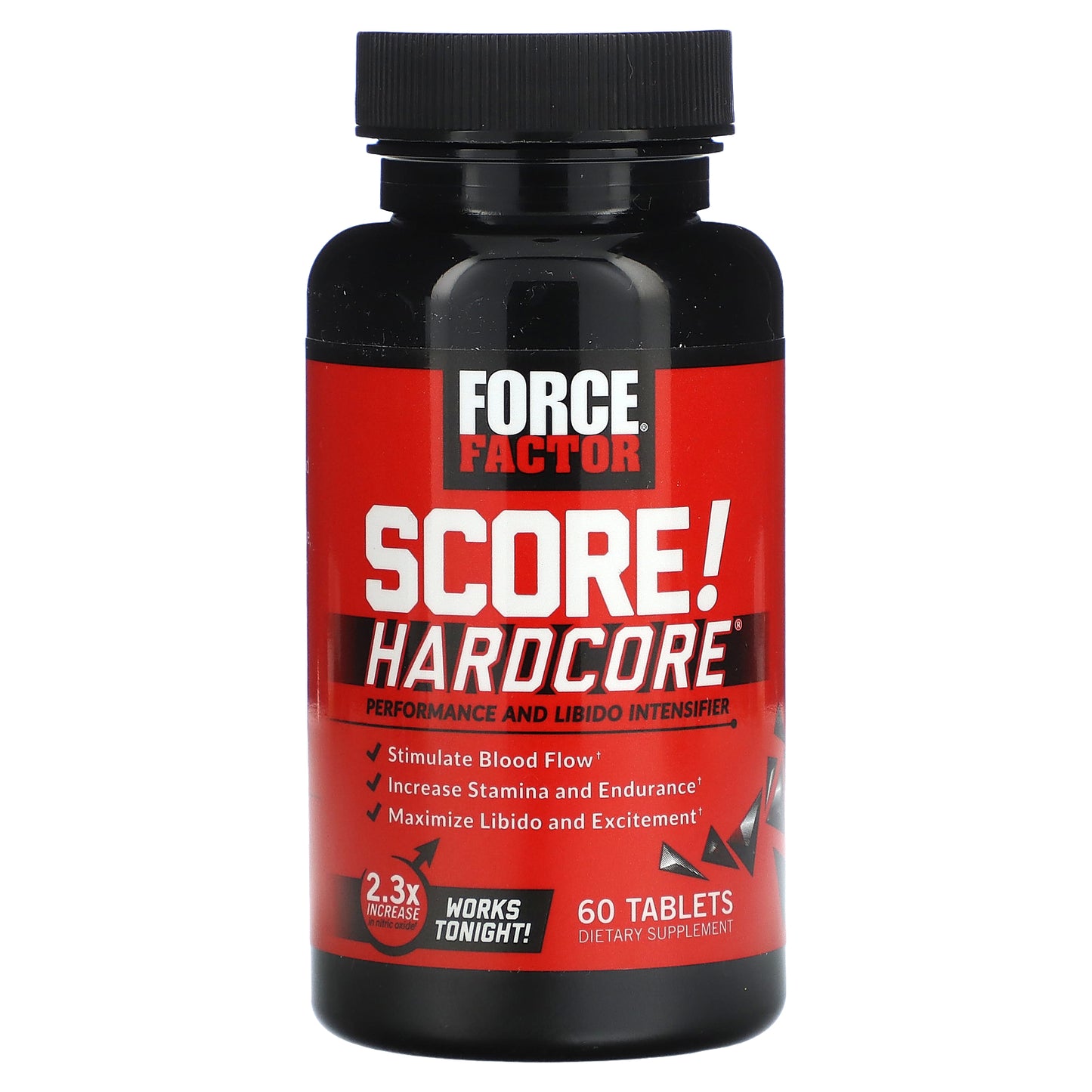 Force Factor, SCORE! Hardcore®, Performance and Libido Intensifier, 60 Tablets