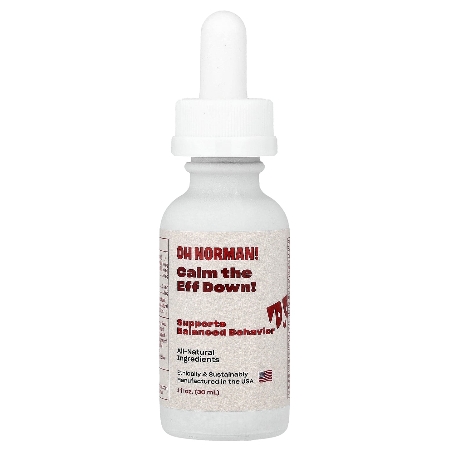 Oh Norman, Calm Down, Liquid Dog Supplement, 1 fl oz (30 ml)