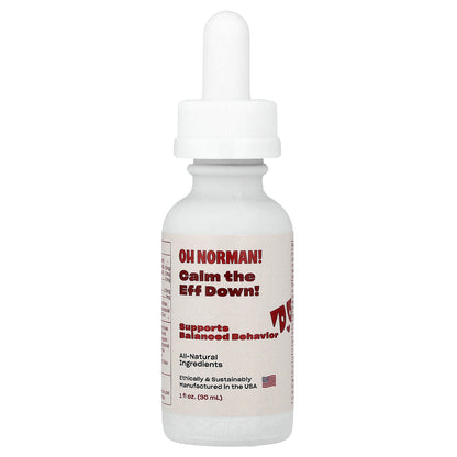 Oh Norman, Calm Down, Liquid Dog Supplement, 1 fl oz (30 ml)