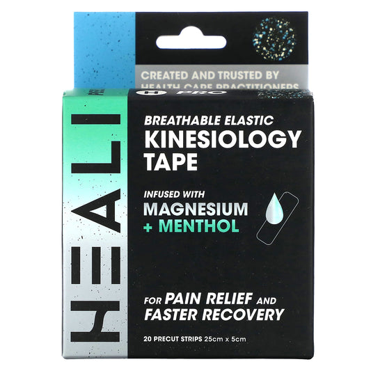 Heali Medical Corp, Breathable Elastic Kinesiology Tape, Splatter, 20 Precut Strips