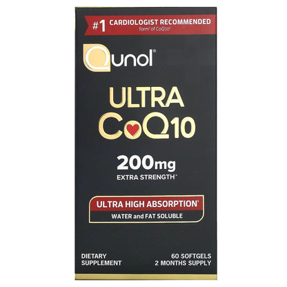 Qunol, Ultra CoQ10, 200 mg, 60 Softgels