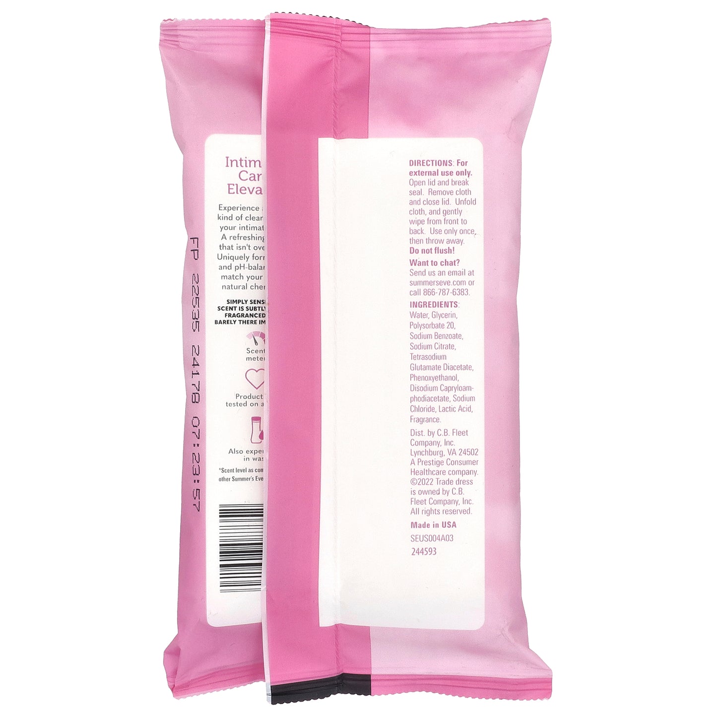 Summer's Eve, Simply Sensitive®, Daily Gentle Cloths , 32 Cloths