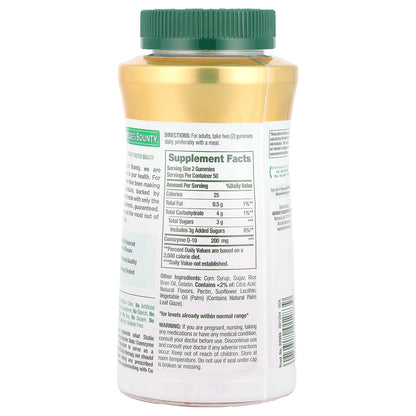 Nature's Bounty, CoQ-10 Gummies, Peach Mango, 100 Gummies (100 mg per Gummy)