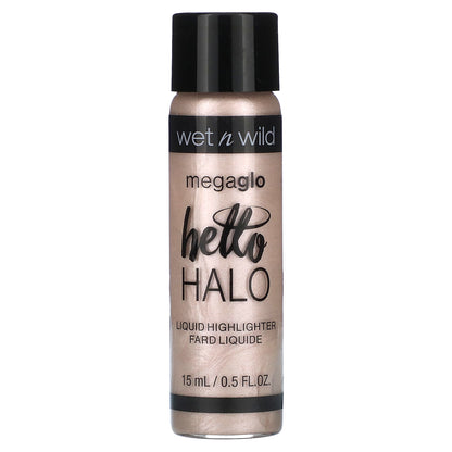 wet n wild, MegaGlo, Hello Halo Liquid Highlighter, 304A Halo, Goodbye, 0.5 fl oz (15 ml)