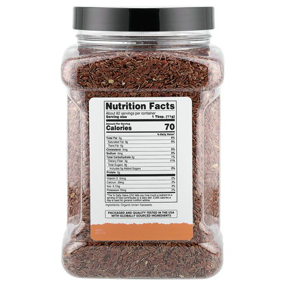 Nutricost, Pantry, Organic Flaxseeds, 32.4 oz (907 g)