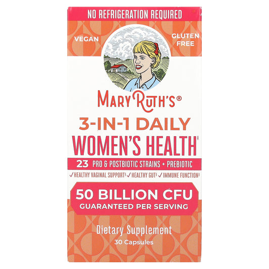 MaryRuth's, 3-in-1 Daily Women's Health , 50 Billion CFU, 30 Capsules