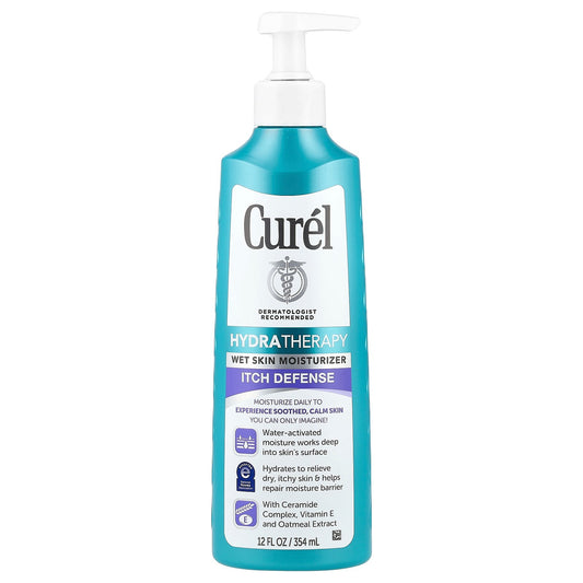 Curel, Hydra Therapy, Wet Skin Moisturizer, Itch Defense, 12 fl oz (354 ml)