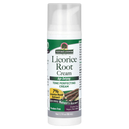 Nature's Answer, Licorice Root Cream, 1.7 fl oz (50 ml)