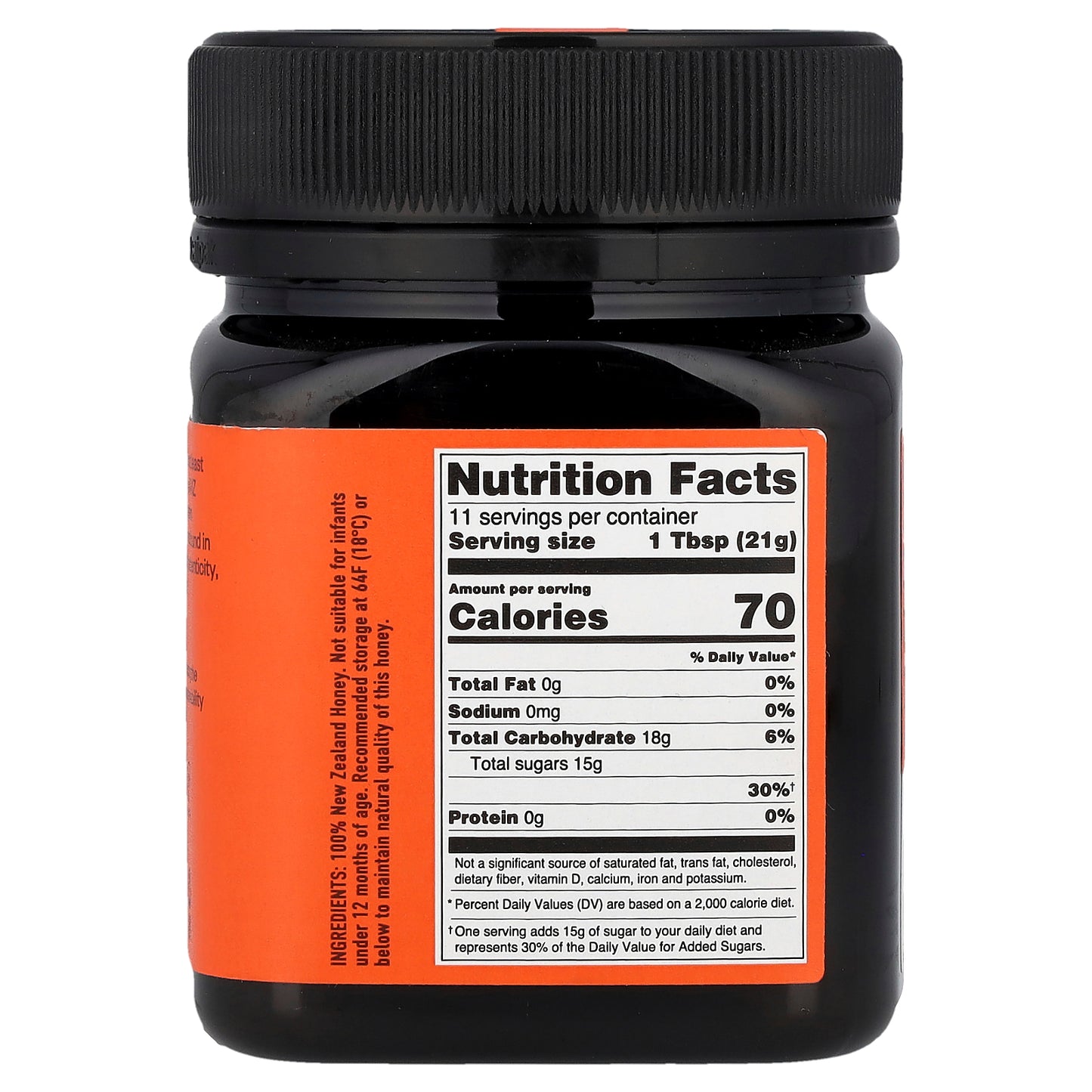 Egmont Honey, Manuka Honey, Raw & Unpasteurized, UMF™ 16+, MGO 575+, 8.8 oz (250 g)