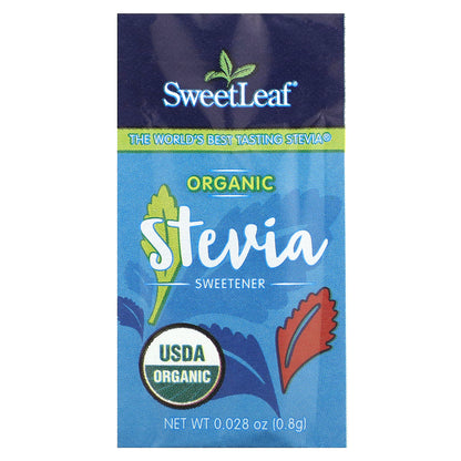SweetLeaf Stevia, Organic Stevia Sweetener, 70 Packets, 2 oz (56.7 g)