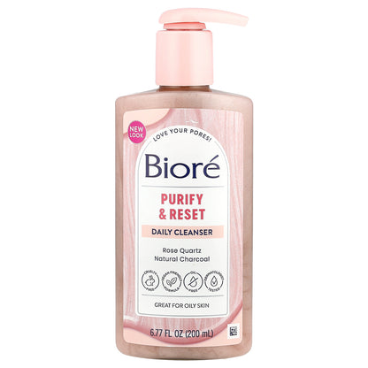 Biore, Purify & Reset Daily Cleanser, 6.77 fl oz (200 ml)