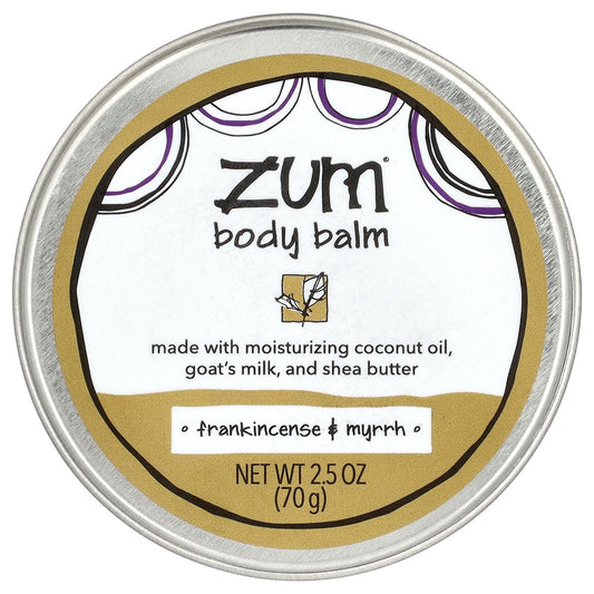 ZUM, Body Balm, Frankincense & Myrrh, 2.5 oz (70 g)