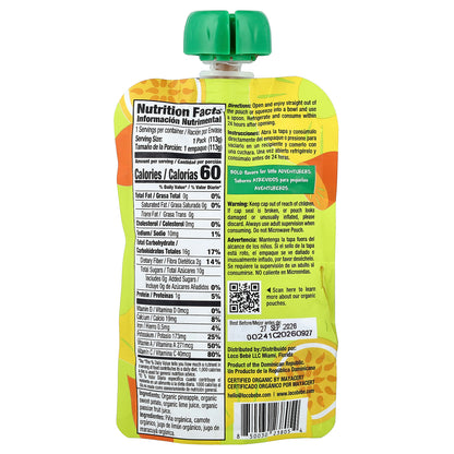Loco Bebe, Organic Puree, 6+ Months, Hola Pina, 4 oz (113 g)