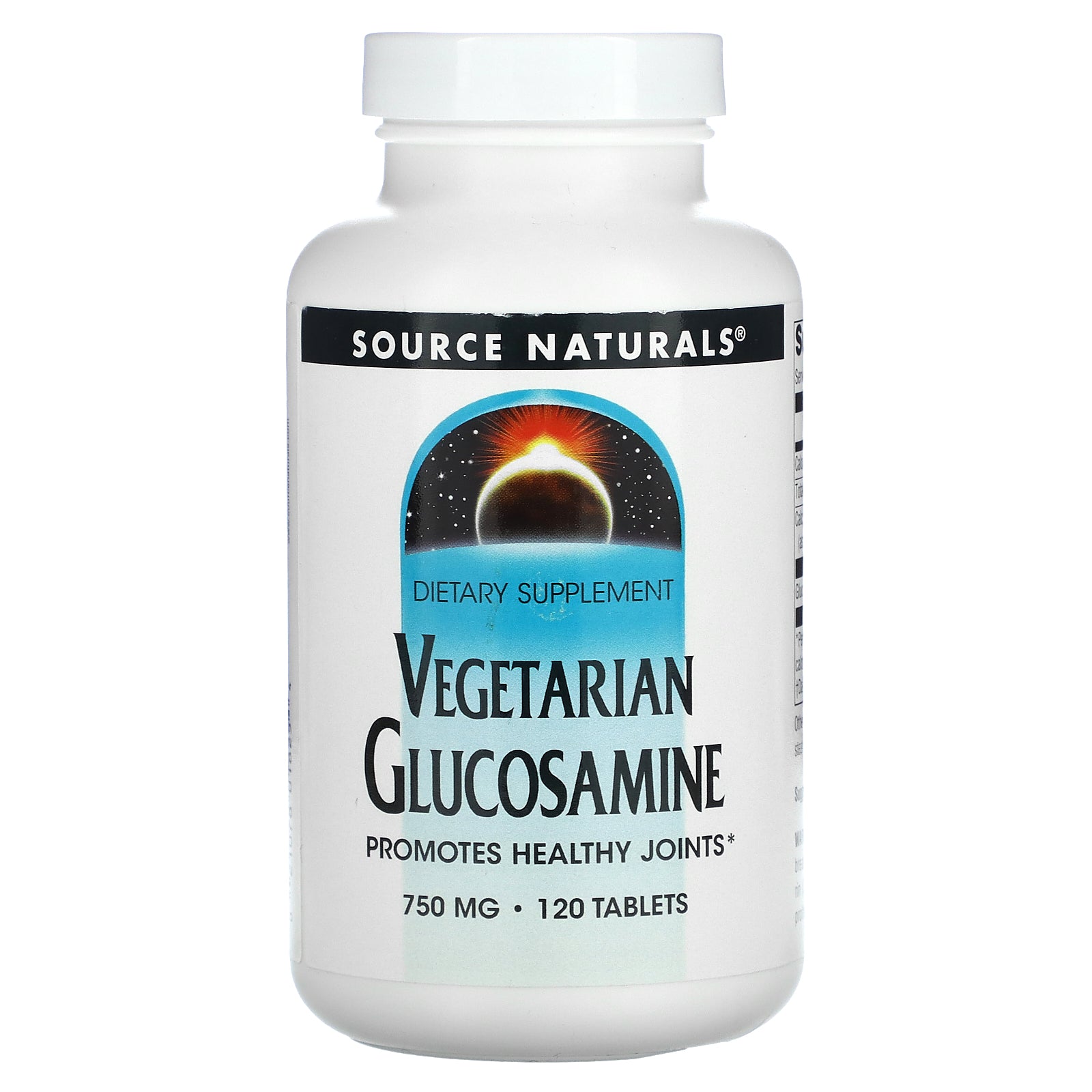 Source Naturals, Vegetarian Glucosamine, 750 mg, 120 Tablets