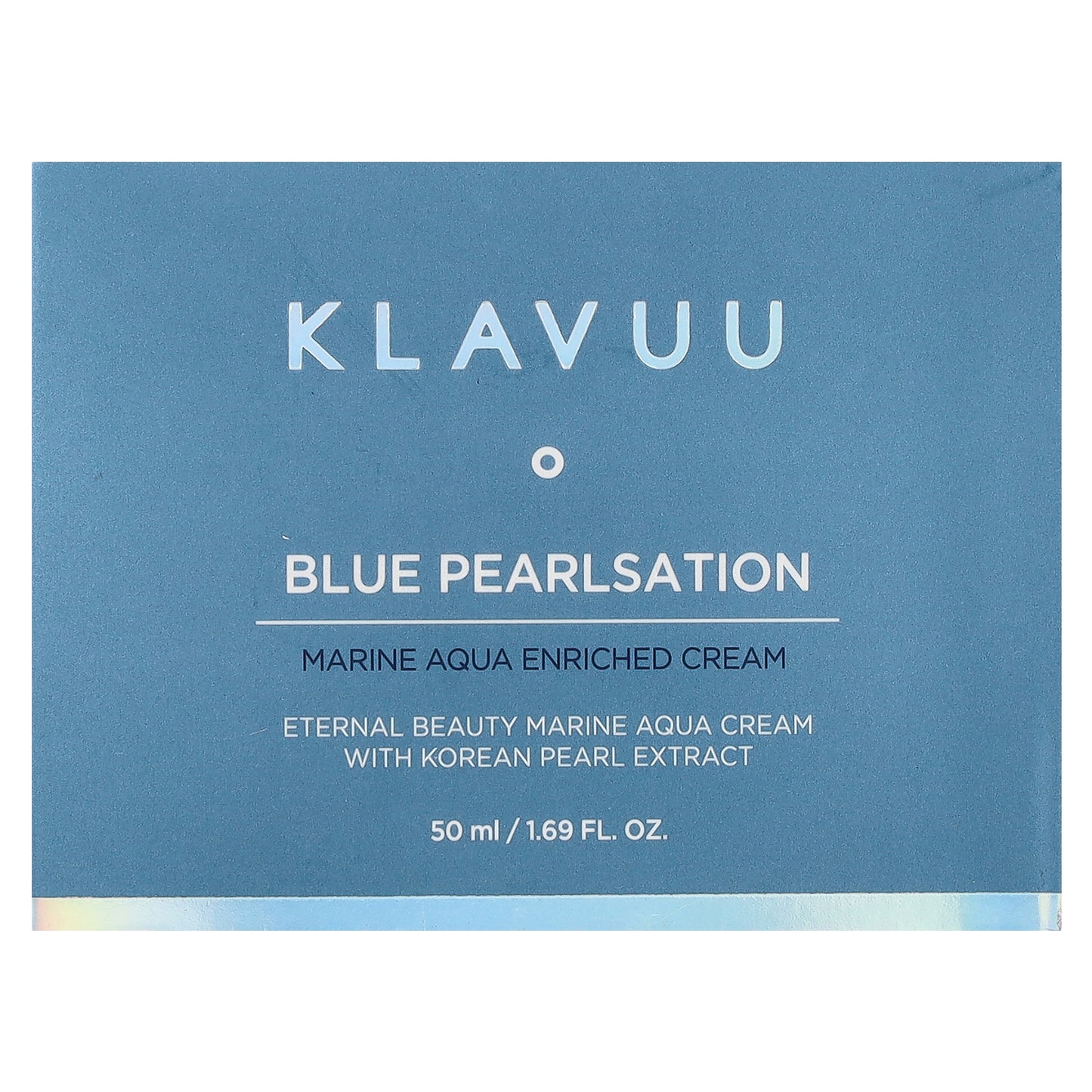 KLAVUU, Blue Pearlsation, Marine Aqua Enriched Cream, 1.69 fl oz (50 ml)