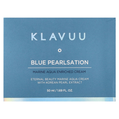 KLAVUU, Blue Pearlsation, Marine Aqua Enriched Cream, 1.69 fl oz (50 ml)