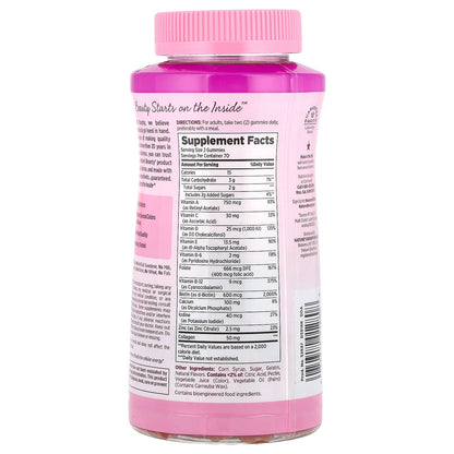 Nature's Bounty, Optimal Solutions®, Women's Multi Vitamin Gummies, Raspberry, 140 Gummies