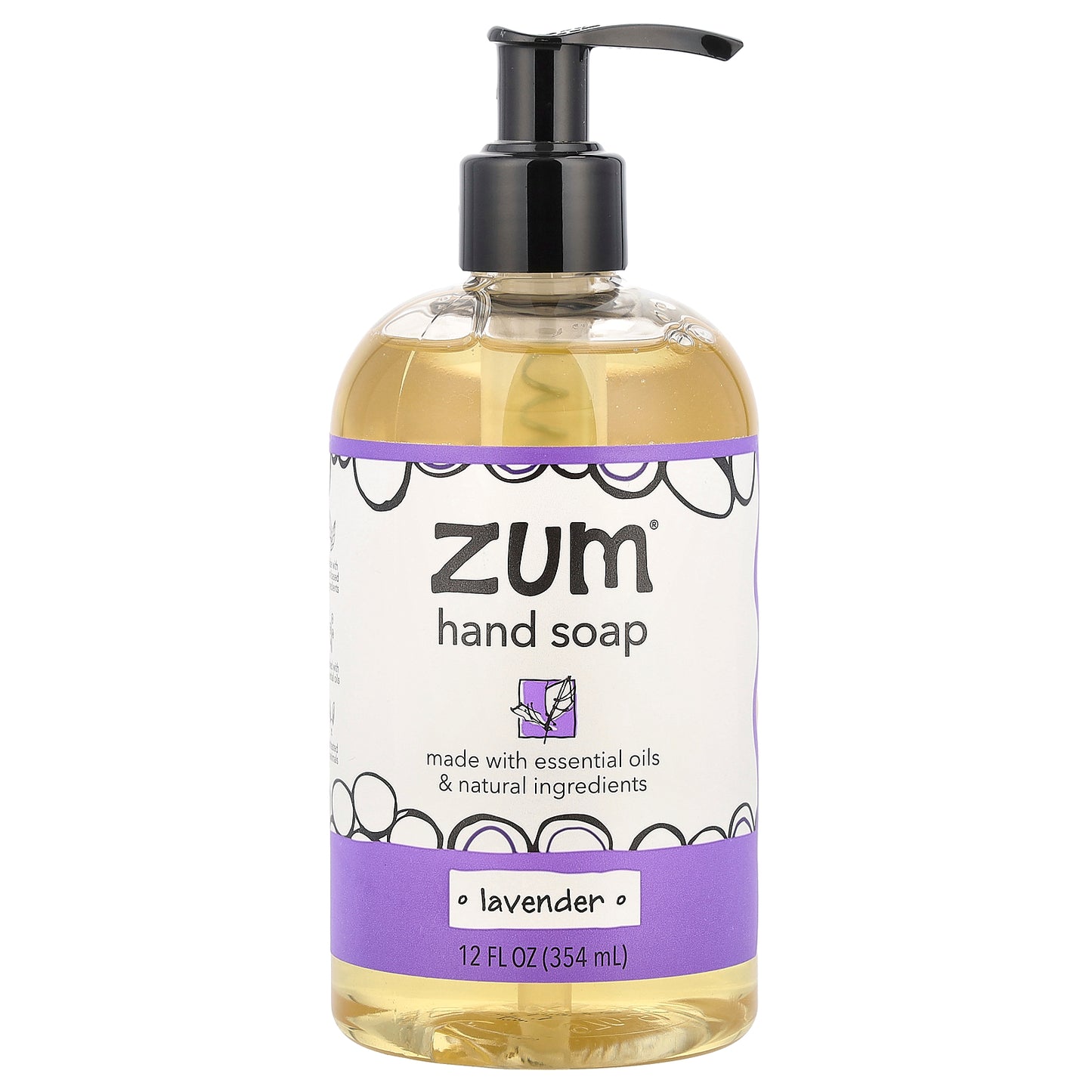 ZUM, Hand Soap, Lavender, 12 fl oz (354 ml)