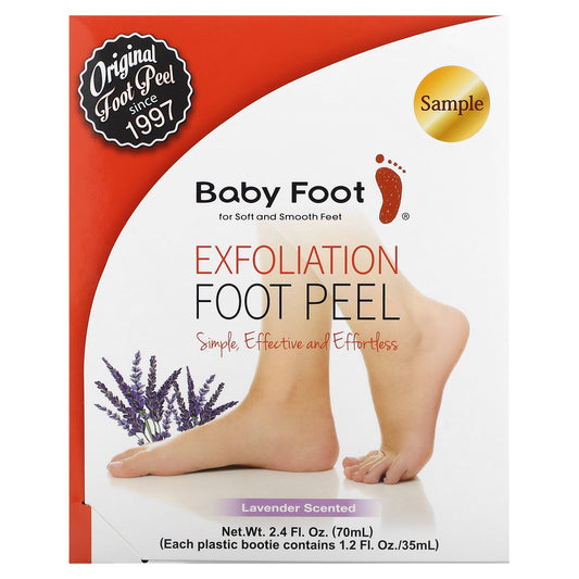 Baby Foot, Exfoliation Foot Peel, Lavender, 1 Pair, 1.2 fl oz (35 ml) Each