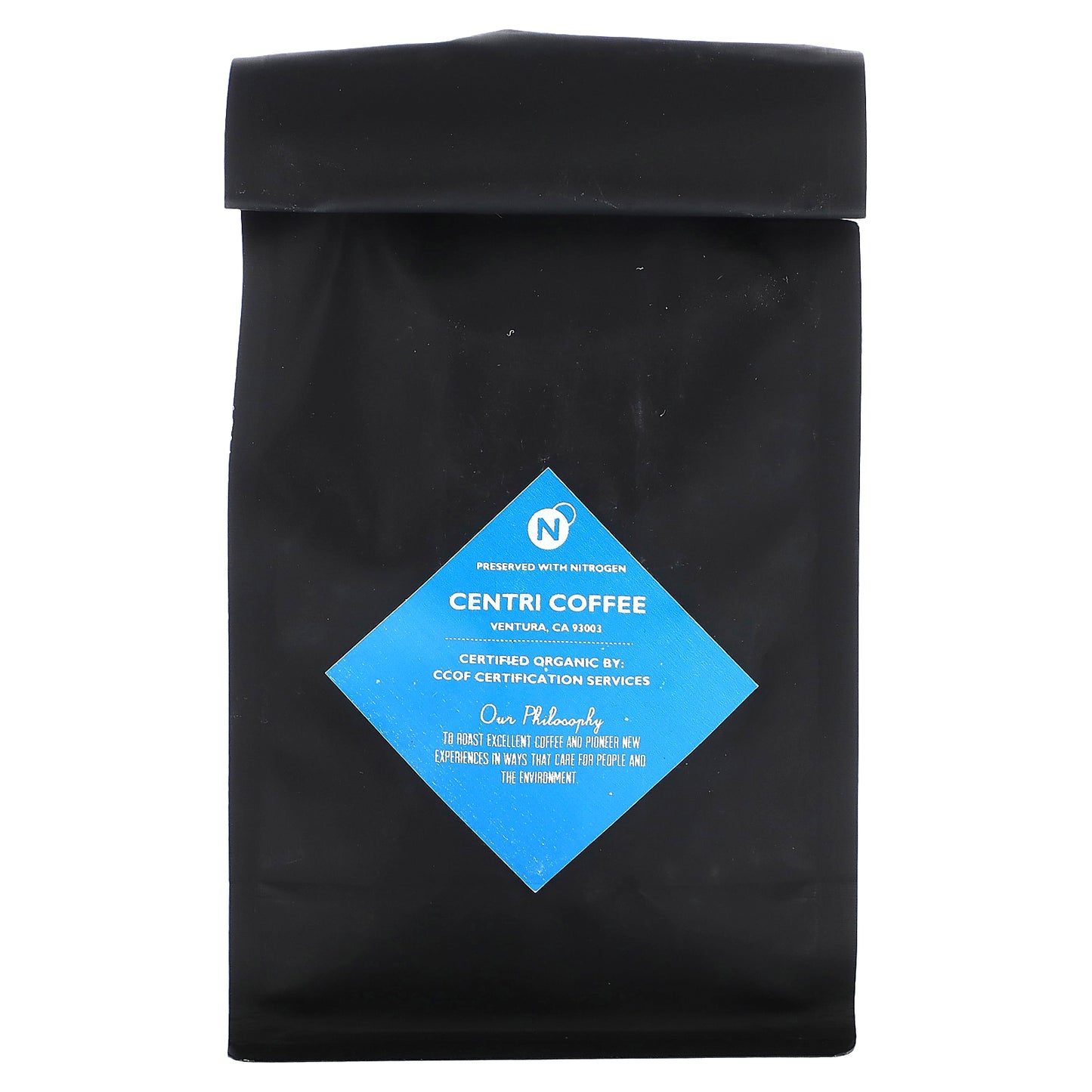 Centri Coffee, Organic Majestic, Chocolate Malt + Spice, Whole Bean, Decaf, 12 oz (340 g)