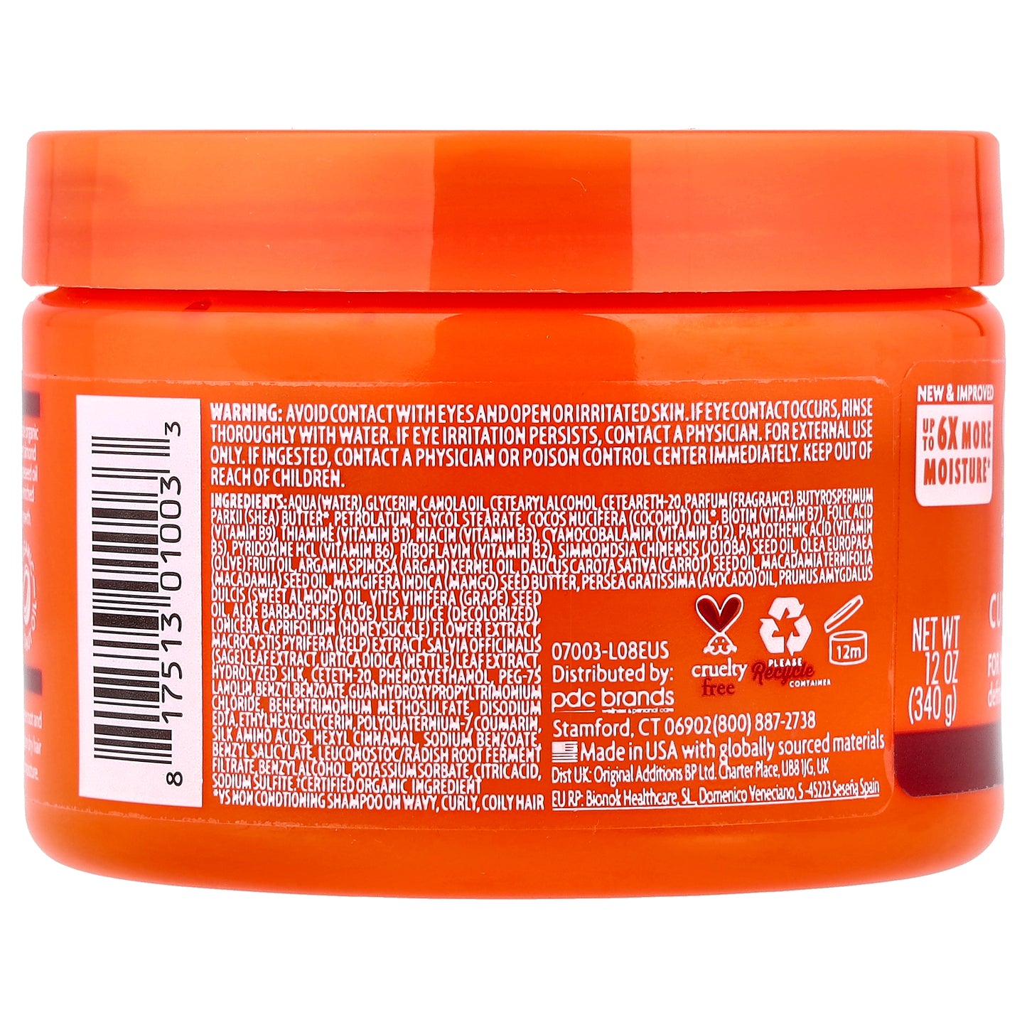 Cantu, Shea Butter, Coconut Curling Cream, 12 oz (340 g)