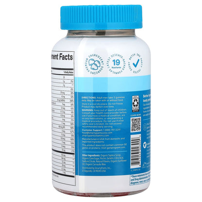 SmartyPants, Men's Plus Multi & Omegas, Raspberry Lemonade, 90 Gummies