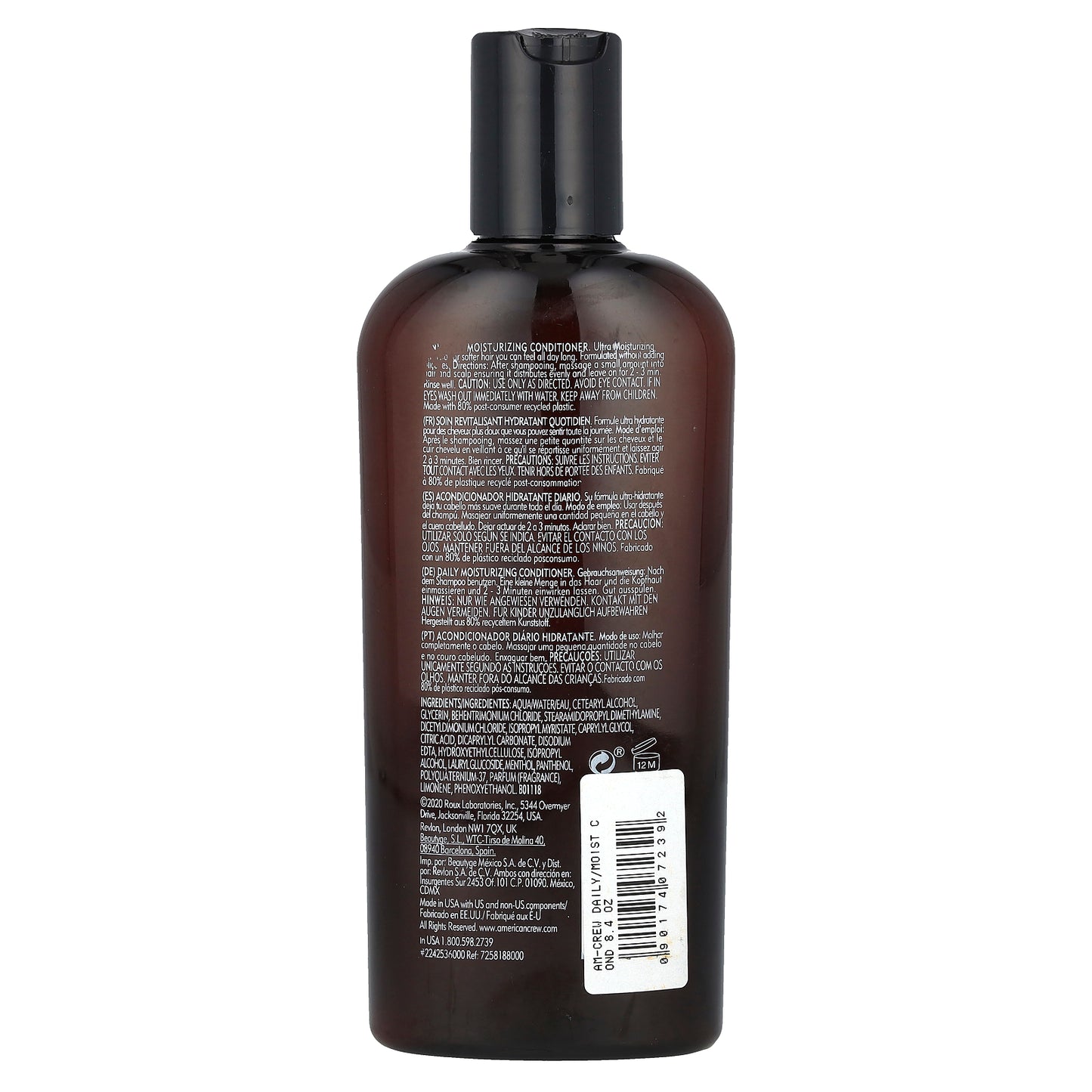 American Crew, Daily Moisturizing Conditioner, Citrus Mint, 8.4 fl oz (250 ml)