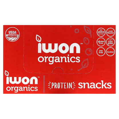 IWON Organics, Organics Protein Puffs, Caramelized Onion, 8 Bags, 1.5 oz (42 g) Each