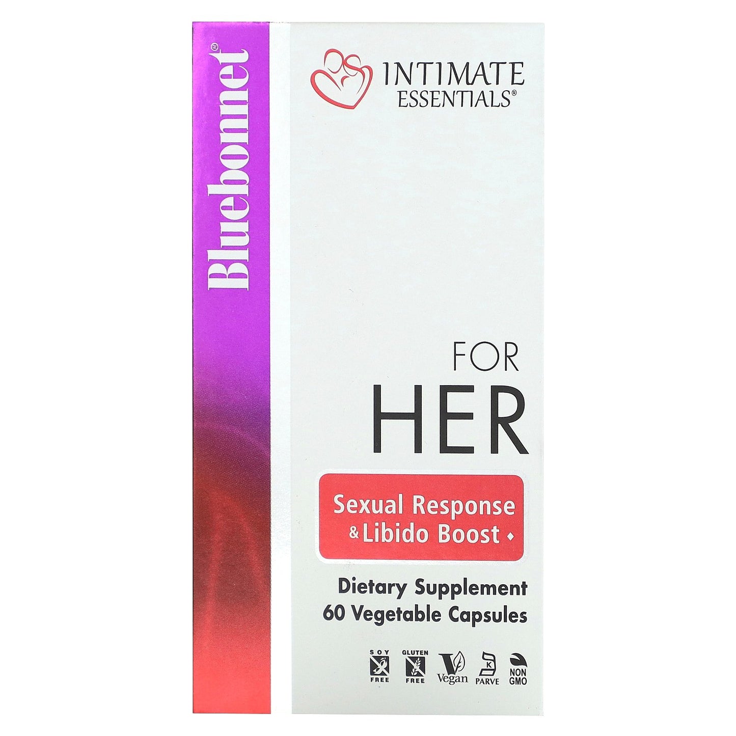 Bluebonnet Nutrition, Intimate Essentials, For Her, 60 Vegetable Capsules