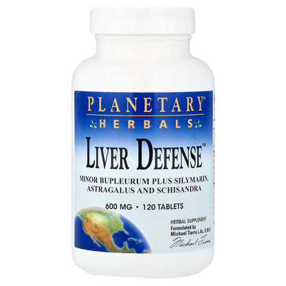 Planetary Herbals, Liver Defense™, 120 Tablets