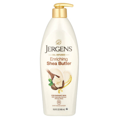 Jergens, Enriching Shea Butter Moisturizer, 16.8 fl oz (496 ml)