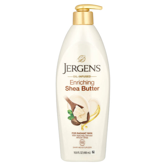 Jergens, Enriching Shea Butter Moisturizer, 16.8 fl oz (496 ml)