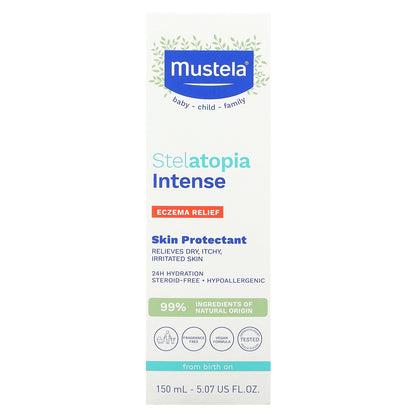 Mustela, Stelatopia Intense, Eczema Relief, Skin Protectant, Fragrance Free, 5.07 fl oz (150 ml)