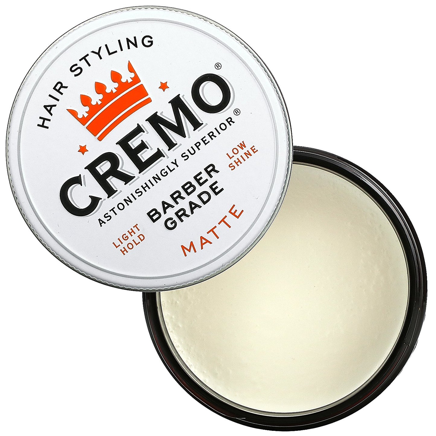 Cremo, Premium Barber Grade, Hair Styling Pomade, Matte, 4 oz (113 g)