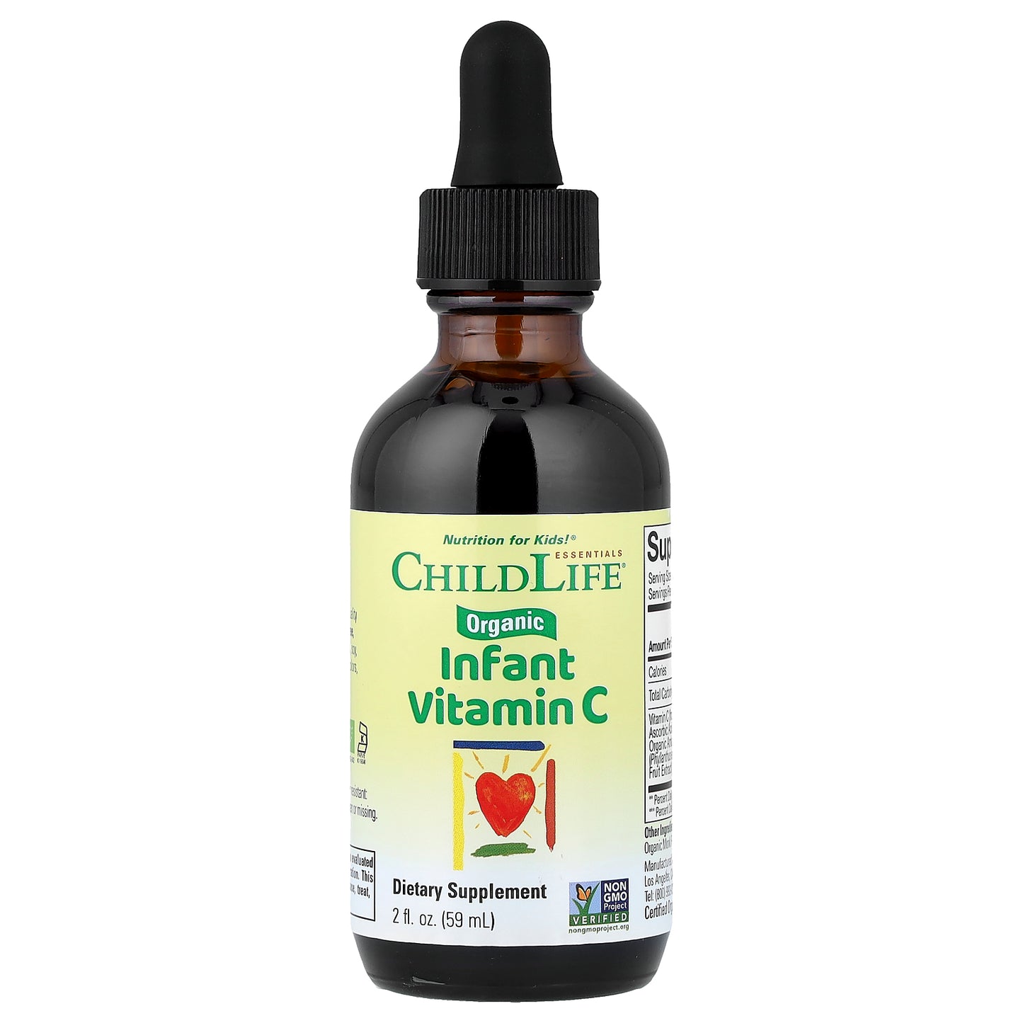 ChildLife Essentials, Organic Infant Vitamin C Drops, 2 fl oz (59 ml)