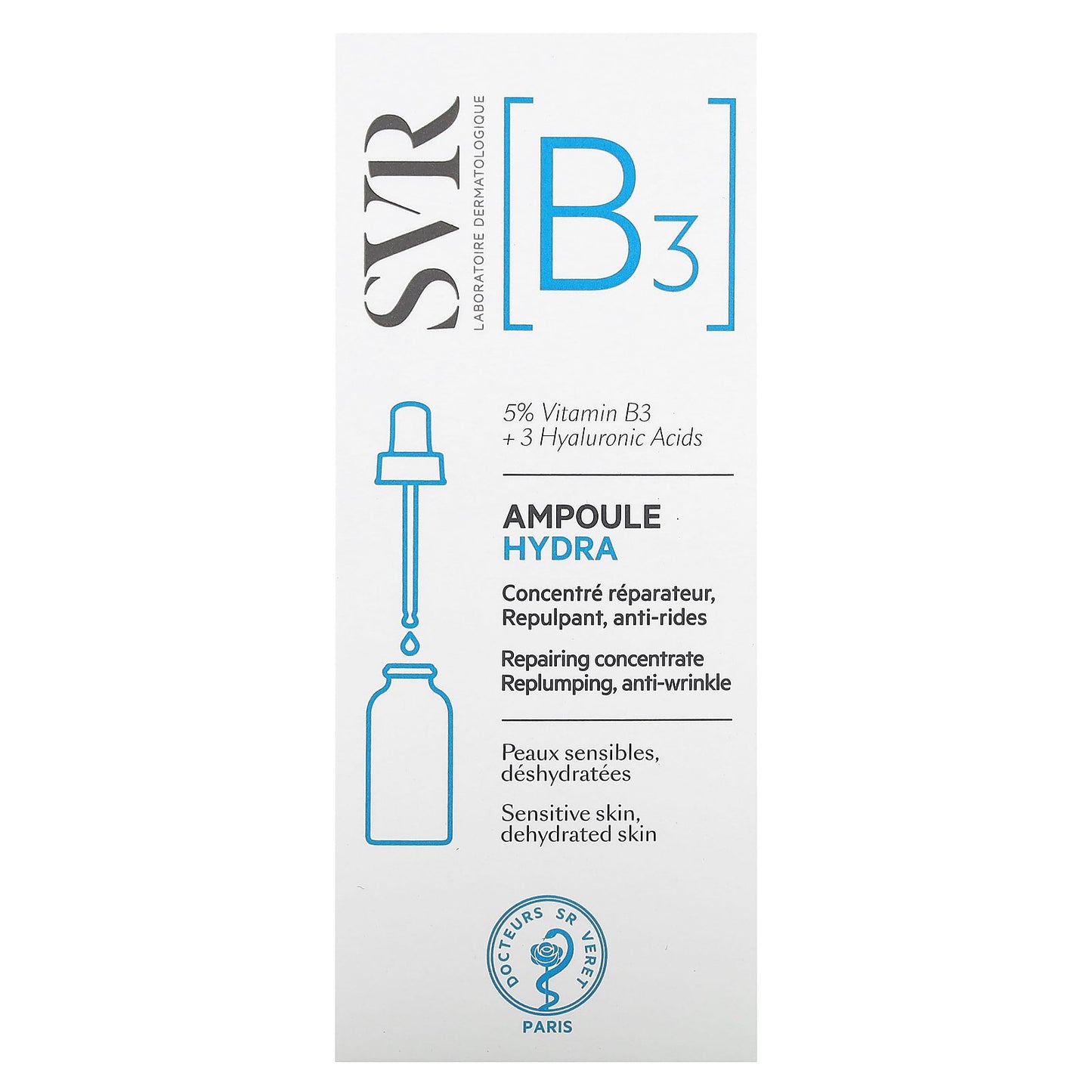 SVR, [B3] Repairing Concentrate, Fragrance-Free, 1 fl oz (30 ml)