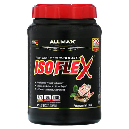 ALLMAX, ISOFLEX®, Pure Whey Protein Isolate, Peppermint Bark, 2 lbs (907 g)